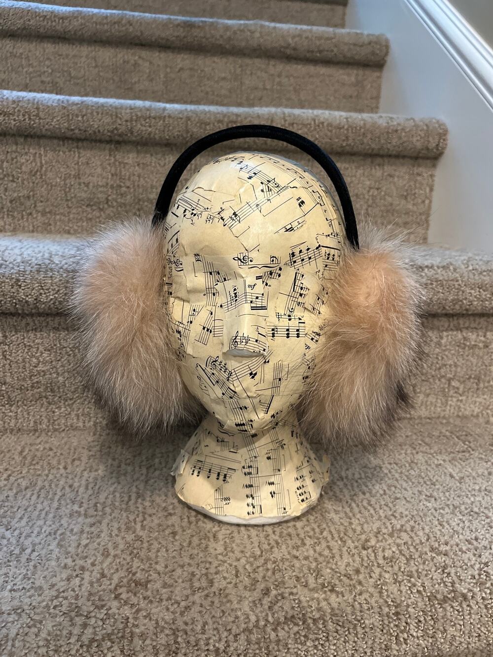 Faux fur ear muffs